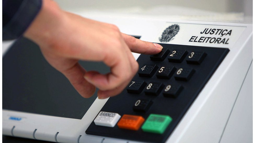 Urna eletrônica da Justiça Eleitoral